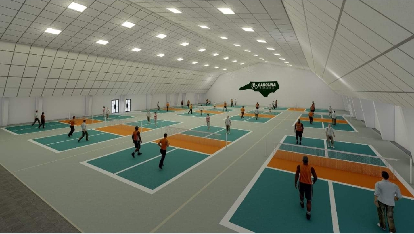 Artist Rendering - Phase 1: 10 indoor courts
